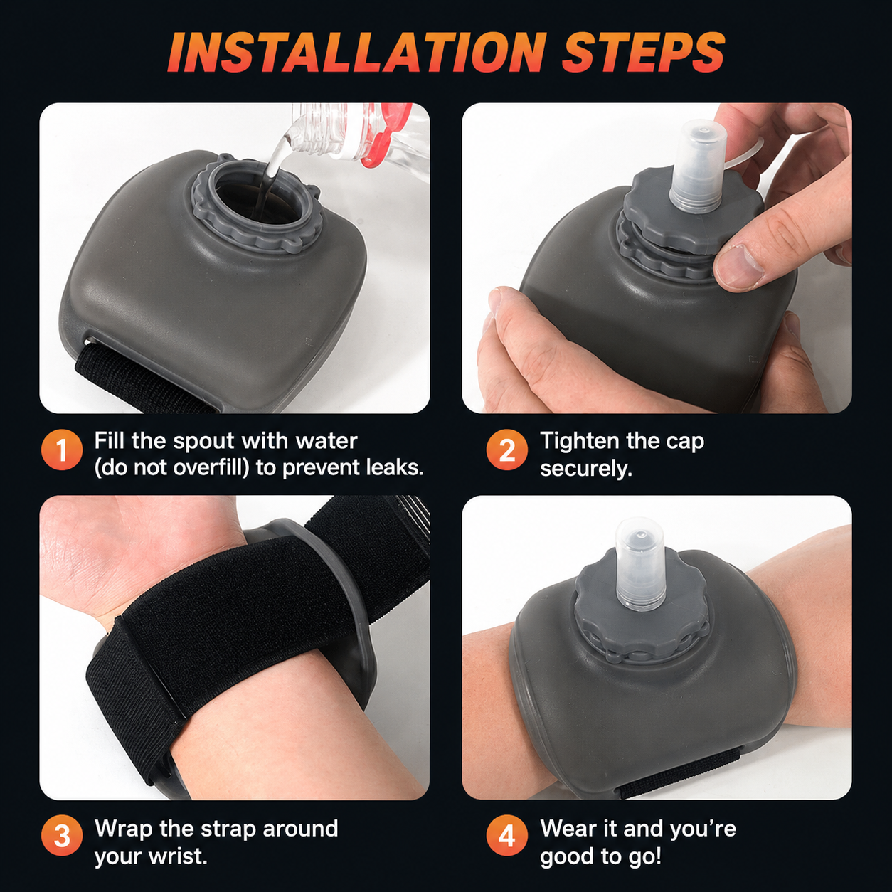 Zelvara SprintSip wearable hydration for running