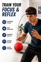 Reaction ball practice graphic